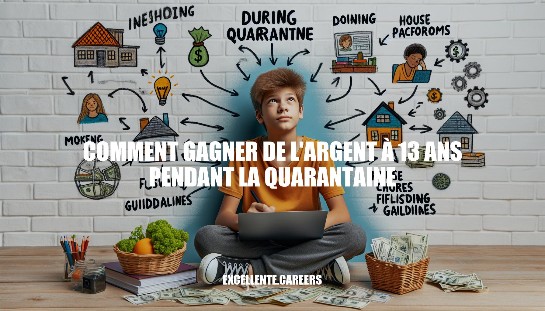 Comment gagner de l'argent à 13 ans pendant la quarantaine